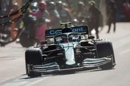 Aston Martin driving with special James Bond livery at Monza this weekend