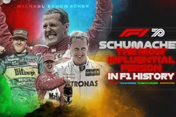 Schumacher uitgeroepen tot meest invloedrijke persoon in de F1-geschiedenis