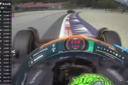 Beelden van het incident tussen Verstappen en Norris in Oostenrijk