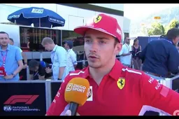 Leclerc reageert op inhaalactie Verstappen tijdens GP Oostenrijk