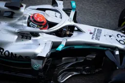 Russell reflects on driving the W10 in post-season testing