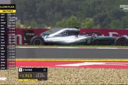 VT3 Hongarije: Bottas zet zijn auto keurig in de muur