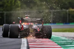 Red Bull's team was on the track last night