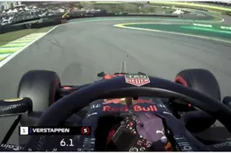 Zinderende pole-ronde van Max Verstappen op Interlagos