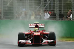 Regen boven het circuit van Australië zorgt voor een moeilijk Grand Prix-weekend