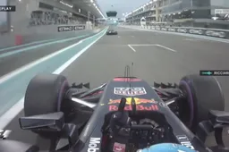 Middelvinger van Ricciardo streng verboden in de Emiraten