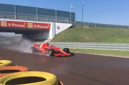 Ferrari klaagt over te droge baan tijdens bandentests