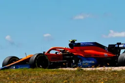 Norris looks at timesheets with amazement: 'We know they're fast'.