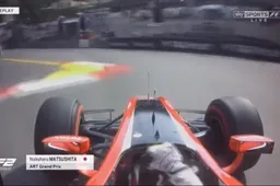 Video: Eerste slachtoffer van nieuwe kerbstone in Monaco
