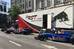 Red Bull verzorgt Formule 1 demonstratie in Budapest