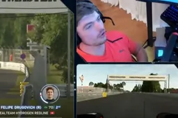 Verstappen en Team Redline nog altijd aan kop in online 24 uur van Le Mans