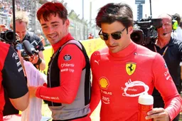 Sainz looks up at Leclerc: 'Can only admire his driving style'
