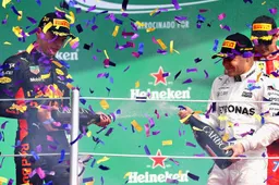 Bottas was blij om weer op het podium te staan
