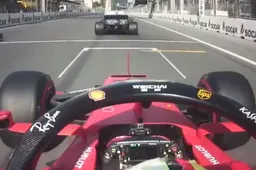 De start in Baku in beeld in een perfecte montage