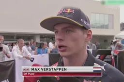Video: Interview met Verstappen na de race