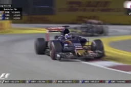 Singapore in 2015: Verstappen weigert teamorders van Toro Rosso
