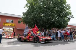 So feierte Ferrari seinen Sieg in Le Mans!