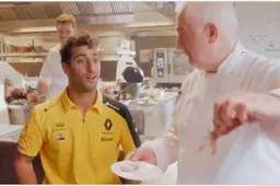 Ricciardo op avontuur met Franse cuisine!