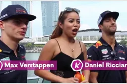 Verstappen en Ricciardo nemen deel aan 'ongemakkelijke' quiz