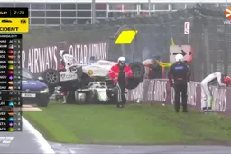 Zware crash op Zandvoort in Formule 2-race