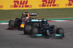 Hamilton komt niet voorbij aan Verstappen: 'Foutje in de laatste ronde'