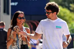Who is Charles Leclerc's girlfriend, Alexandra Saint Mleux?