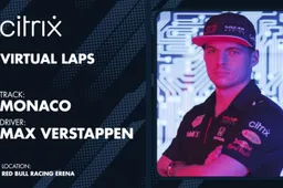 Video | Verstappen racet een virtueel rondje in Monaco