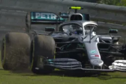 Bottas valt uit met kapotte Mercedes-motor; safety car is uit