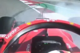 Sebastian Vettel vergooit zijn titelkansen na botsing met Ricciardo in Austin!