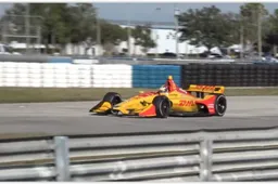 Strakke video van eerste in-season test IndyCar 2019