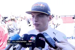 Verstappen: Het komt niet als een verrassing