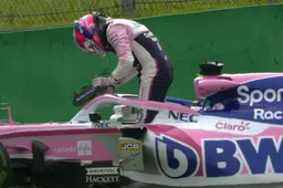 Rode vlag nummer twee in VT1: Perez crasht in sector drie!