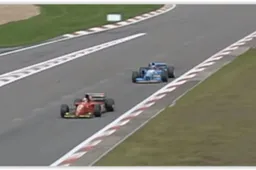 Schumacher jaagt naar gaatje in zinderend gevecht met Alesi op Nürburgring in 1995