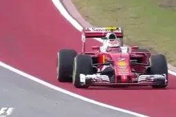 Failvideo: De pitstop van Raikkonen gaat fout!