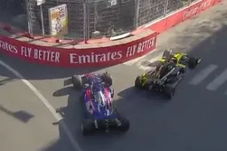 Het incident van Ricciardo en Kvyat in beeld