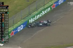 Lewis Hamilton maakt kapitale fout in jacht op Verstappen