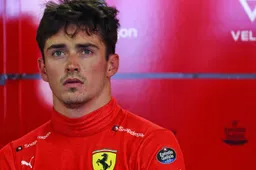 Charles Leclerc claims pole position as Sergio Perez crashes out
