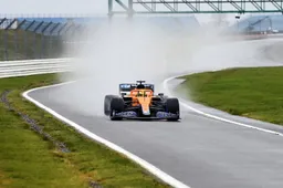 Pictures: Norris and Ricciardo drive first laps in MCL35M