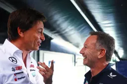 Horner provoca Wolff e a Mercedes: "Não vi serem rápidos hoje"