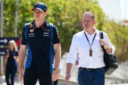 Verstappen deelt foto's van scheurende vader Jos tijdens rally in België