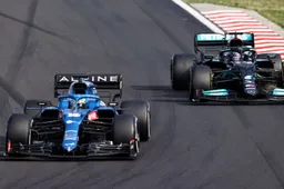 Geweldig gevecht in Hongarije 2021: Hamilton en Alonso gaan wiel-aan-wiel