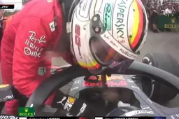 Vettel biedt direct na de race excuses aan Verstappen