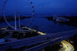 Gekortwiekt circuit voor GP Singapore