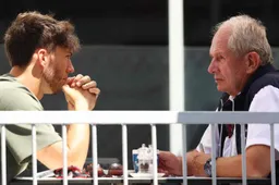 Gasly sprak met Marko: "Meer heb ik er op dit moment niet over te zeggen"