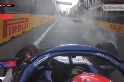VIDEO Ook Daniil Kvyat rijdt auto plat in VT2