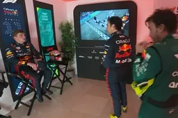 Beelden | Perez in gesprek met Verstappen over wegsnoepen snelste raceronde