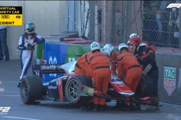 Viscaal eindigt in de muur in Formule 2, Verschoor net buiten de top tien