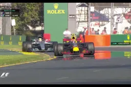 Video: Hamilton in de stress door Verstappen!