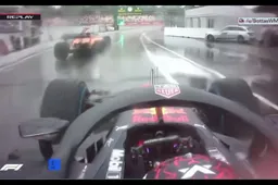 Bijna botsing tussen Verstappen en Alonso tijdens VT3 Duitsland