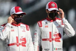 Raikkonen waarschuwt Giovinazzi: "Denk eraan, gebruik mijn helm niet!"